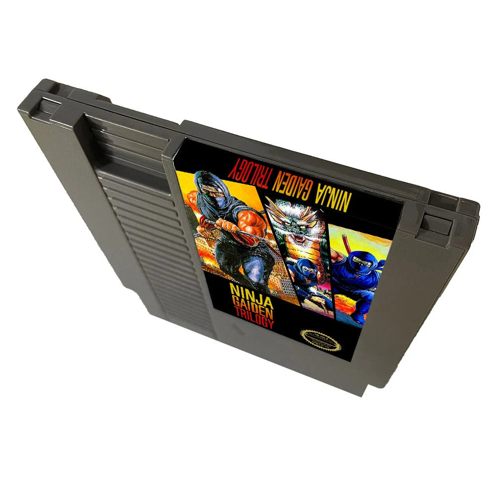 NinjaGaidenTrilogy - 72 pins 8 bit Game Cartridge for NES Game Console