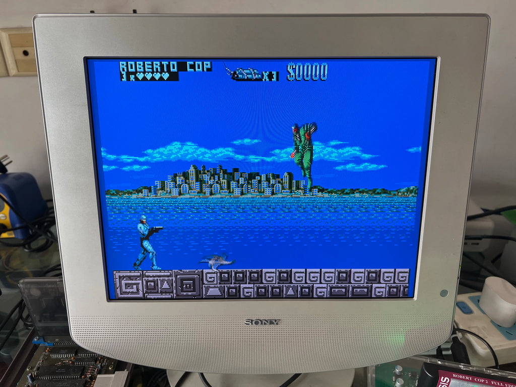 Mega Drive - Robert Cop 2 Full Edition (Longplay) Game Card 16bit