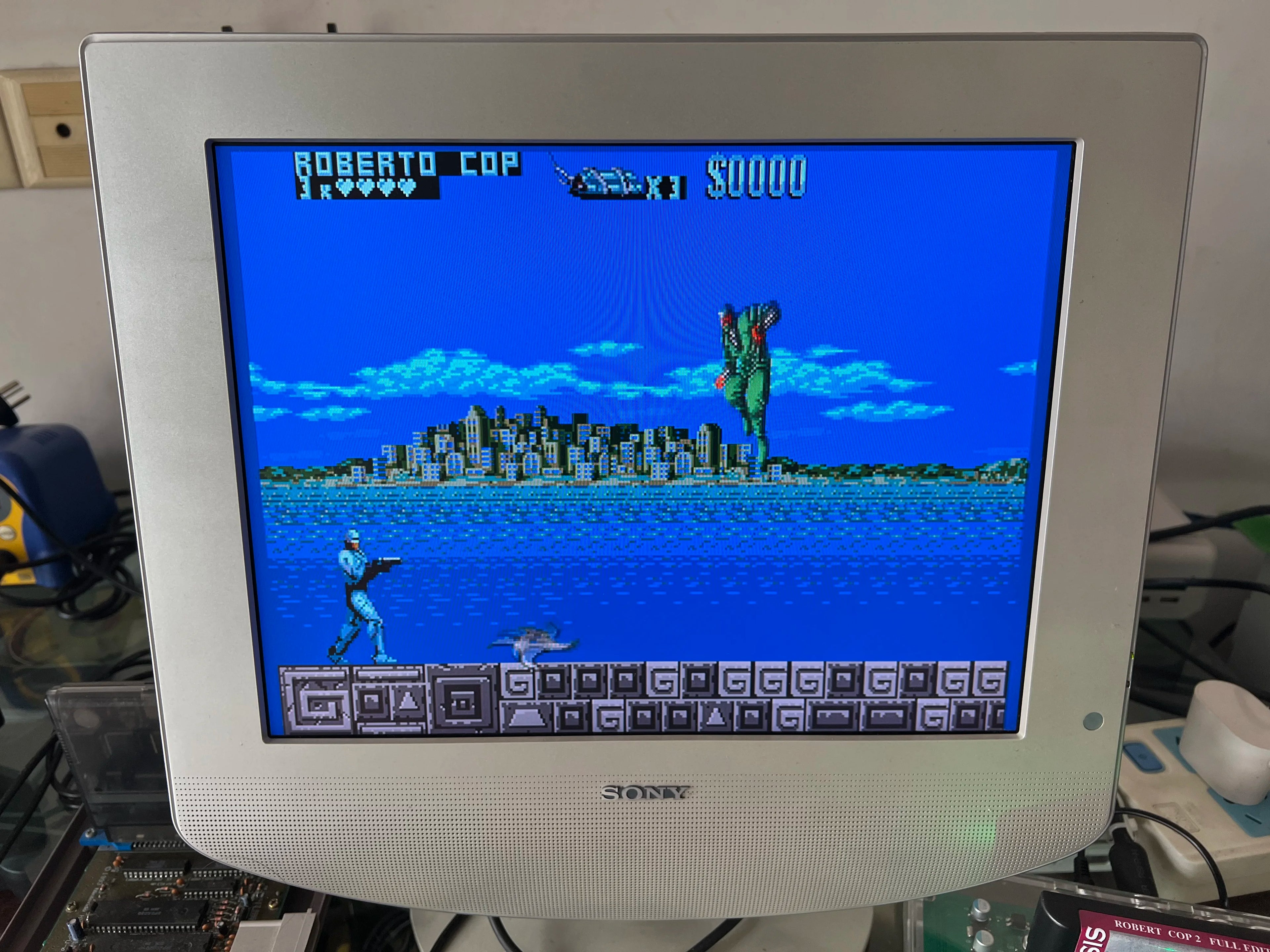 Mega Drive - Robert Cop 2 Full Edition (Longplay) Game Card 16bit