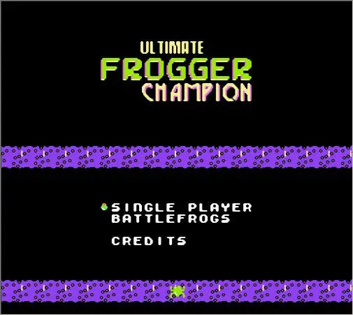 Ultimate Frogger Champion Game Cartridge for NES/FC Console