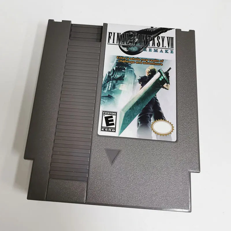 US Version Final Fantasy VII-Game Cartridge For NES Console 72 Pins 8 Bit Single Card