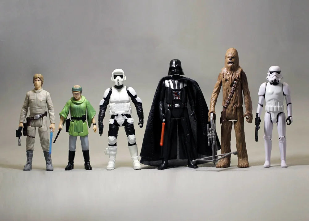 Lot of 6 Star Wars Luke Leia Vader First Order Clone Trooper 3.75"  Action Figure