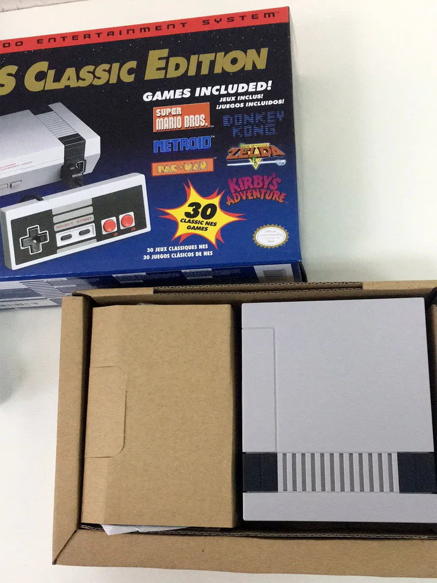 NEW Super HD Output NES Classic Handheld Video Game Player can Save Game Built-in 30 Games Dual Gamepad with 1 Gamepad only