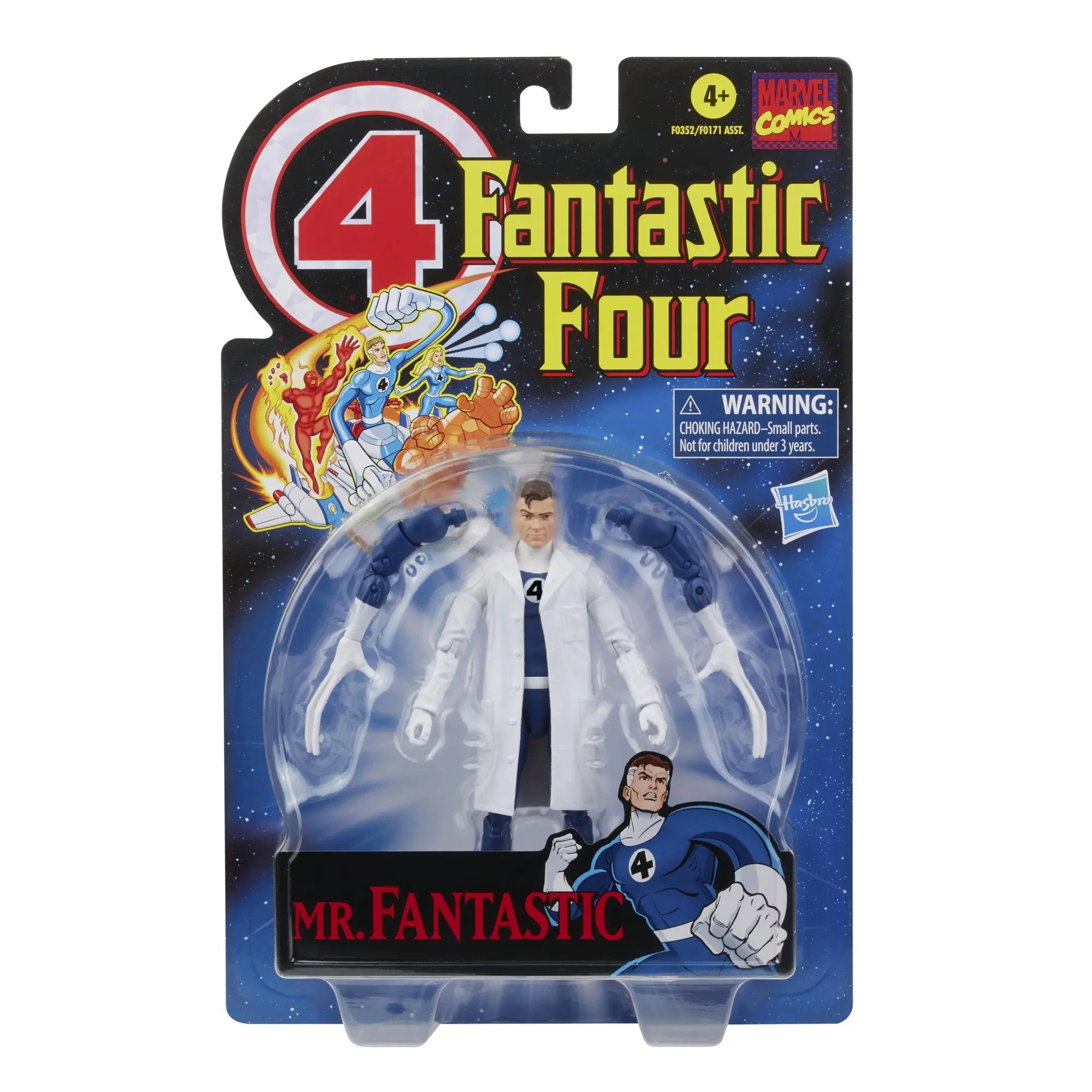 Marvel Legends Fantastic Four Retro Wave The Thing Invicible Woman Mr Fantastic Human Torch Psycho Man 6"Action Figure