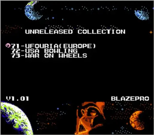 Unreleased Collection 73 in 1 Game Cartridge for NES/FC Console