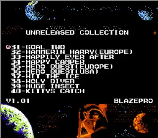 Unreleased Collection 73 in 1 Game Cartridge for NES/FC Console