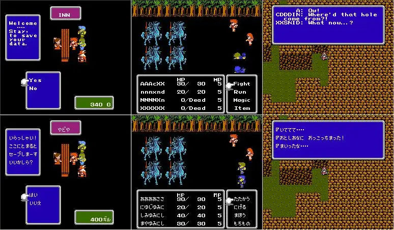 FINAL FANTASY I, II, III, VII REMIX, 11in1 Game Cartridge for NES/FC Consoles
