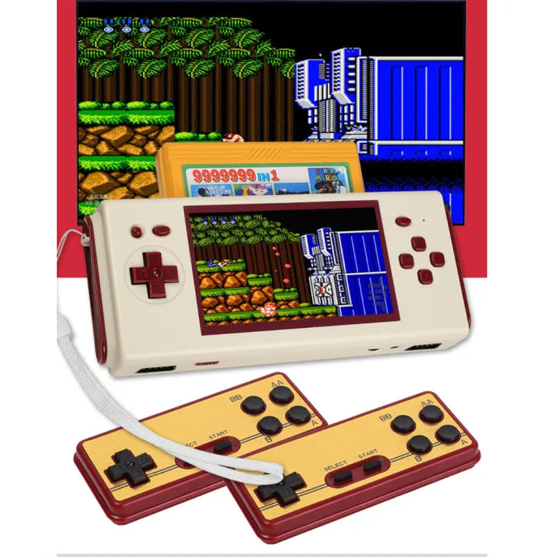 HG938 Handheld Retro Game Console Built-in 121 games 4.3 Inch HD Large Screen Compatible for NES Games Holiday Gifts
