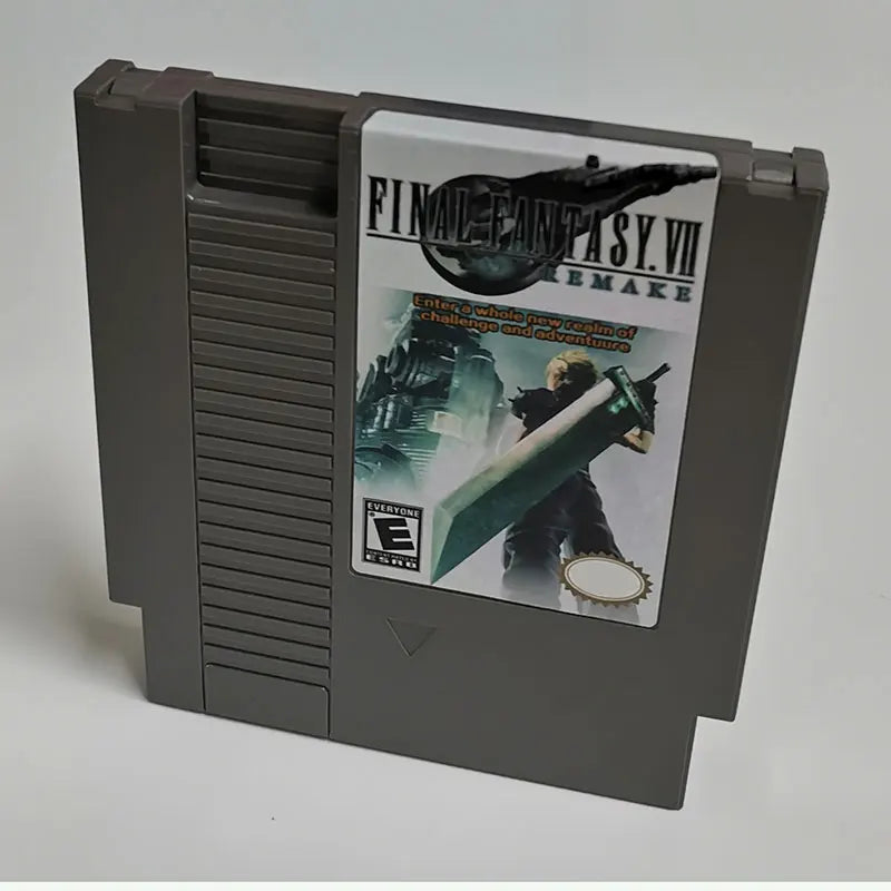 US Version Final Fantasy VII-Game Cartridge For NES Console 72 Pins 8 Bit Single Card