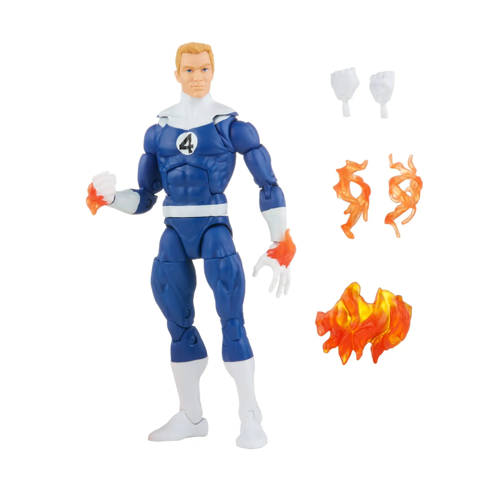Marvel Legends Fantastic Four Retro Wave The Thing Invicible Woman Mr Fantastic Human Torch Psycho Man 6"Action Figure