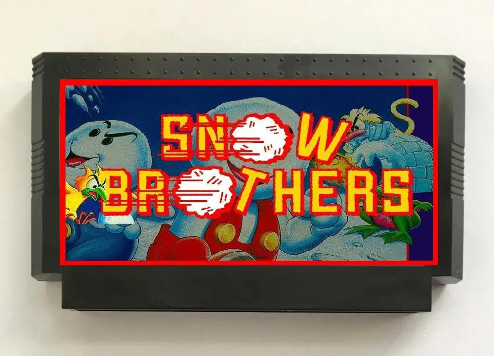 Snow Brothers Game Cartridge for NES/FC Console
