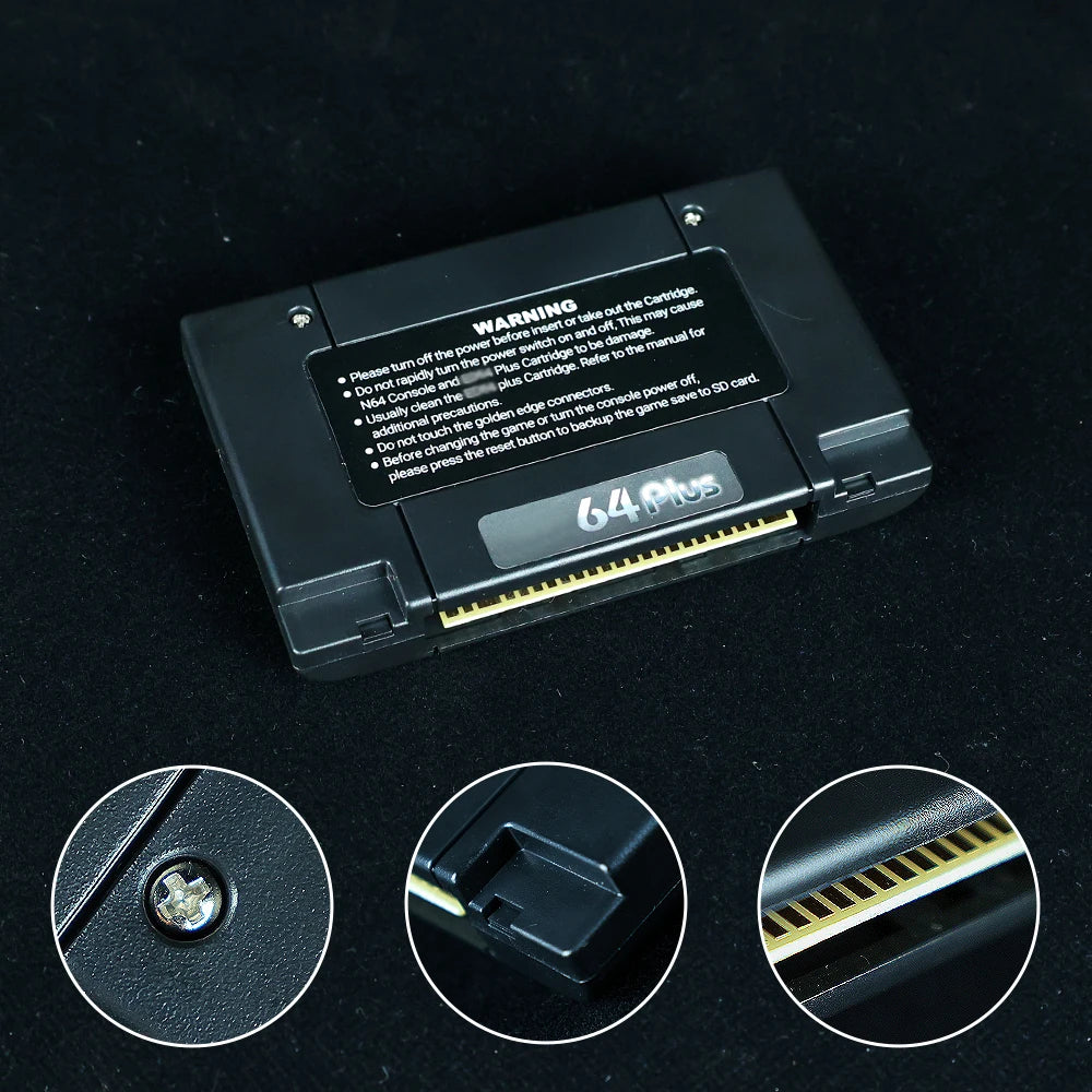 Retro DIY 340 in 1 Game Cartridge With Retail Box for 64 Bit Video Game Console NTSC & PAL Supported Card