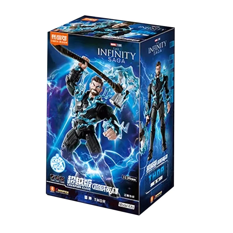 Original Blokees Marvel Champion Class Model Kits Spider-Man Iron Man Action Figures Peripheral Collection Toys Boy Gifts
