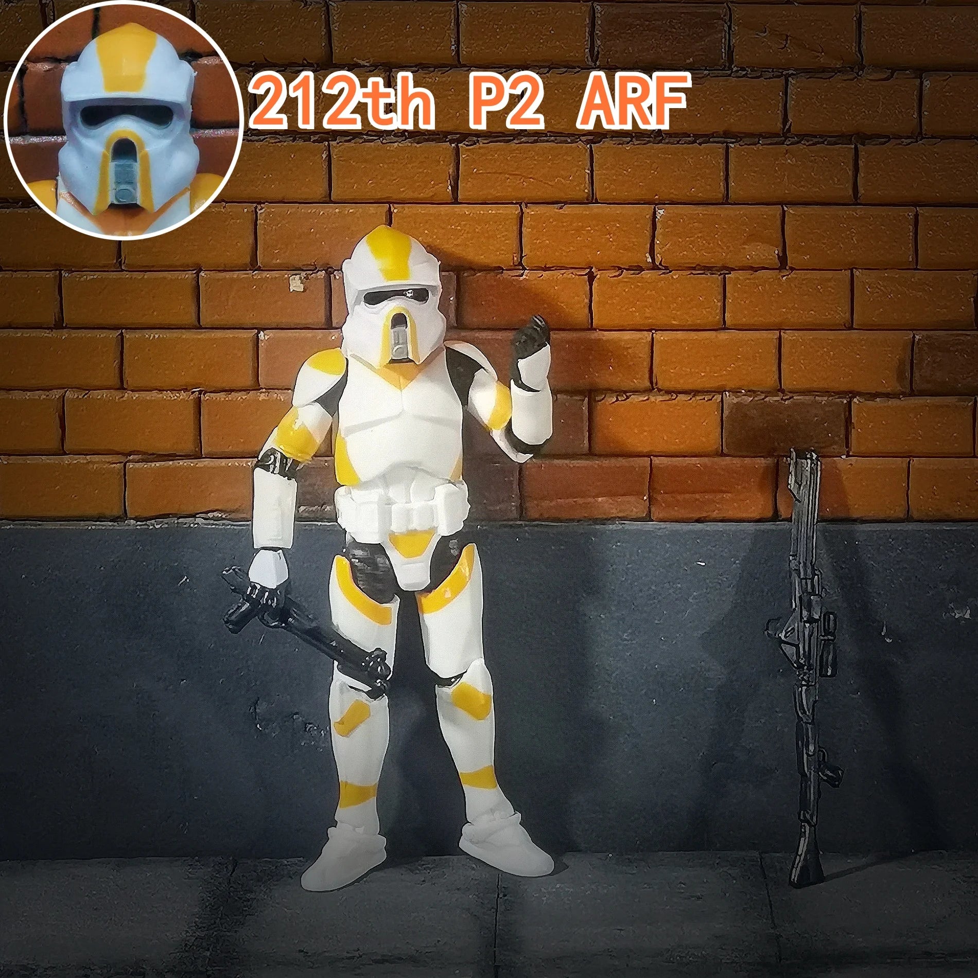 Star Wars 3.75 Inch Trooper 1/18 501st 187th Legion  Shock Action Figure REX ARF P1 P2 clone Toys Model Loose