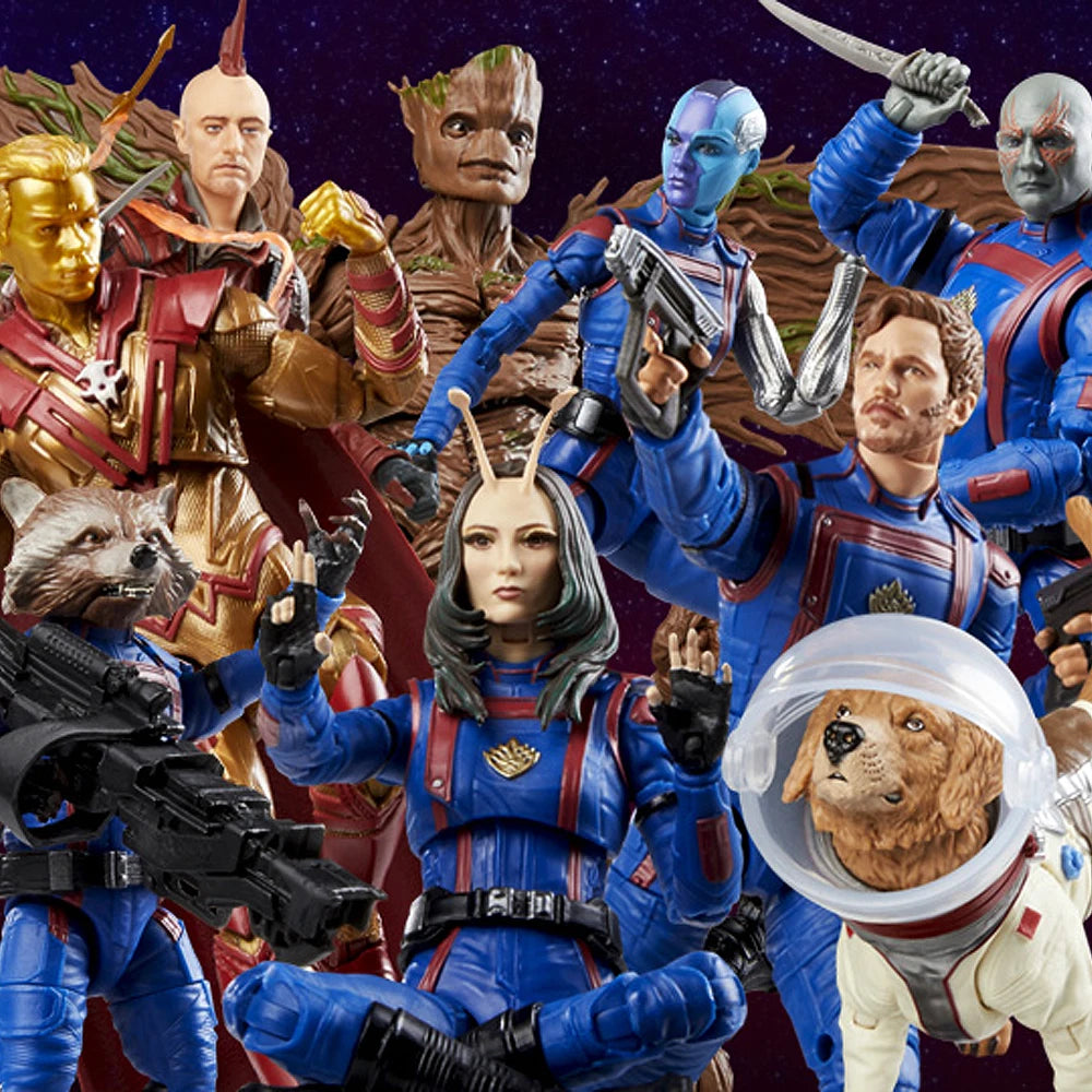 Marvel Legends Guardians of Galaxy Star Lord Nebula Adam Warlock Drax Rocket Mantis Kraglin Groot Cosmo Wave 6" Action Figure