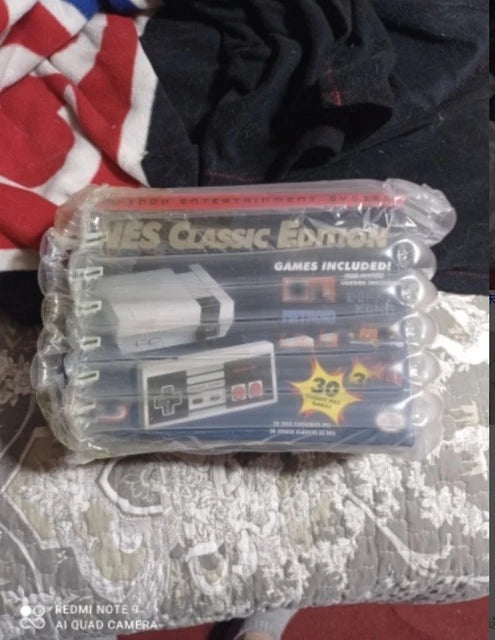 16-bit SNES MINI Game Console U.S. Version w/30 Games & Support for Tf Card