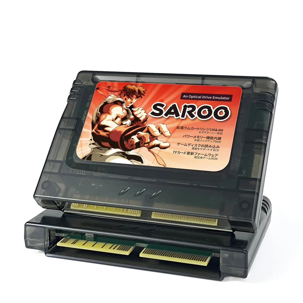 ENJOY SAROO Flashcart Region-free For Sega Saturn Viedo Console 0.8 Firm Support CD-ROM Emulated RAM Card Satiator ODE Fenrir