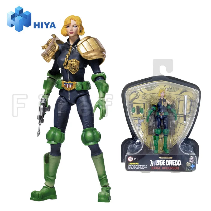 1/18 HIYA 4inch Action Figure Exquisite Mini Series Judge Dredd Series