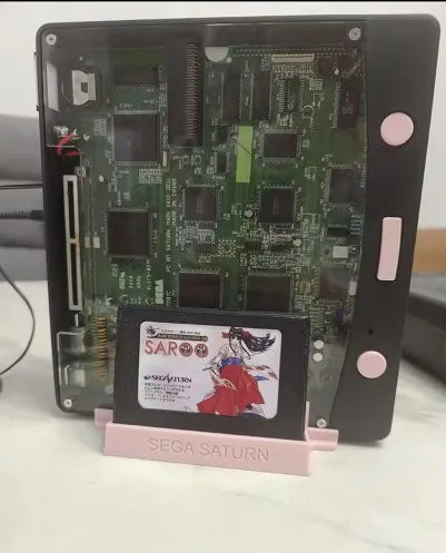 Modified Saturn Game Console Exclusively For Saroo Transparent SS Game Console NO CD Reader