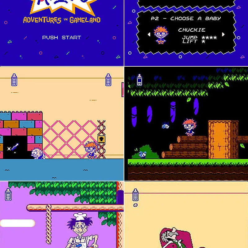 Rugrats: Adventures in Gameland 8Bit FC Game