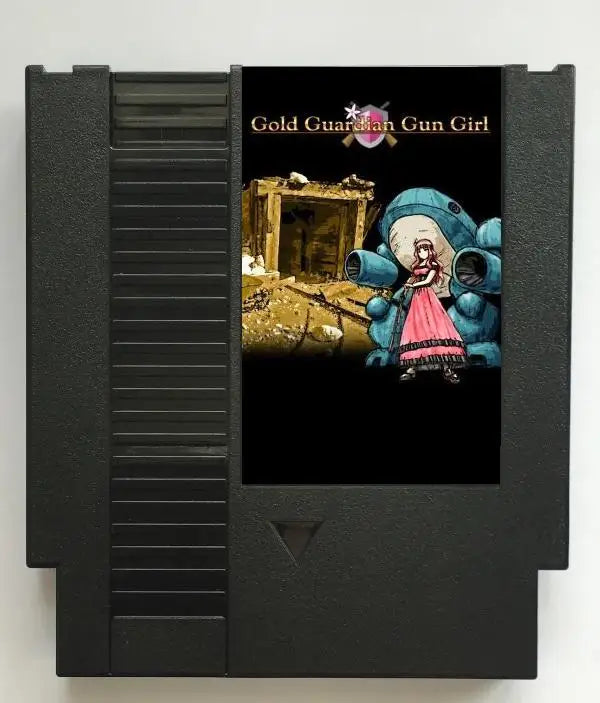 Gold Guardian Gun Girl Game Cartridge for FC/NES Console