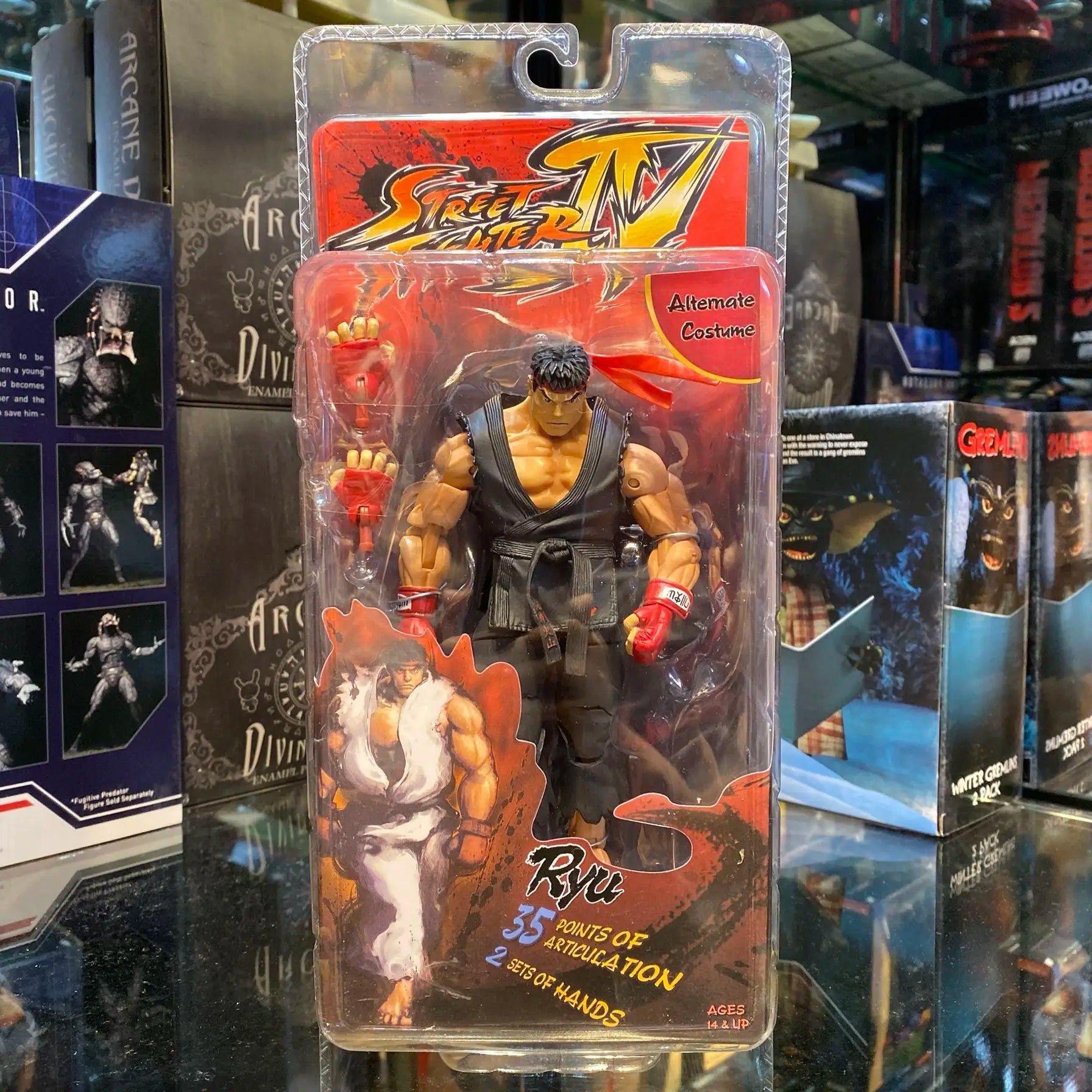 Neca Street Fighter, Ryu, Ken, Chun Li, Guile, Figures