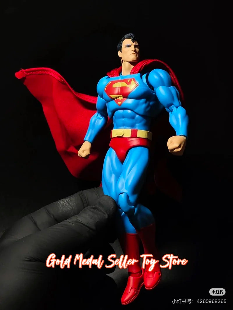 Ct Factory Superman Articulated Action Figure 16cm Mafex 117 Comic Hush Dc Justice League Collectible Model For Fans Collection