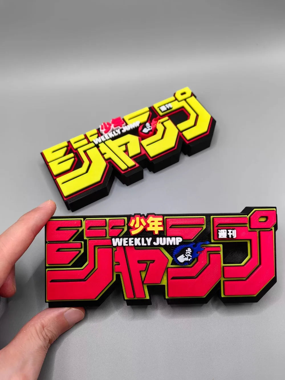 Video Game Company Title 3D Printing Logo Nameplate for Model Doll PVC Figure Collection Display Cosplay Exhibition Ornament Toy