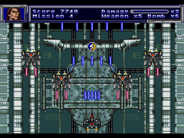 True Galactic Mission MD 16bit game card shoot'em up game for Mega Drive