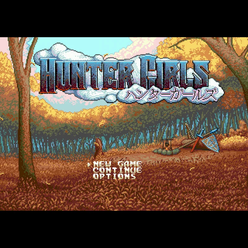 HUNTER GIRLS - MEGA DRIVE / GENESIS 16Bit Game Card