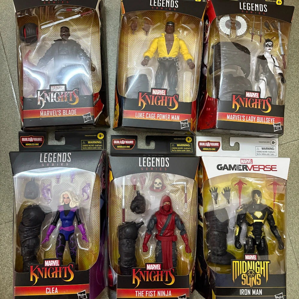 In-Stock Original Hasbro Marvel Legends KNIGHTS Iron Man Daredevil Anime Figure Action Figure Model Collection Toys for Boys