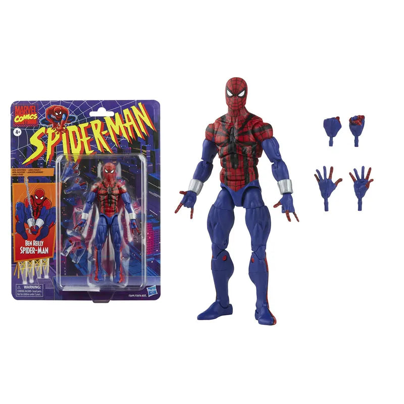 Hasbro Spider Man 2099 Miguel O Hara legends Venom Deadpool Action Figure Toys Change Face Statue Model Doll kids for Toy Gift