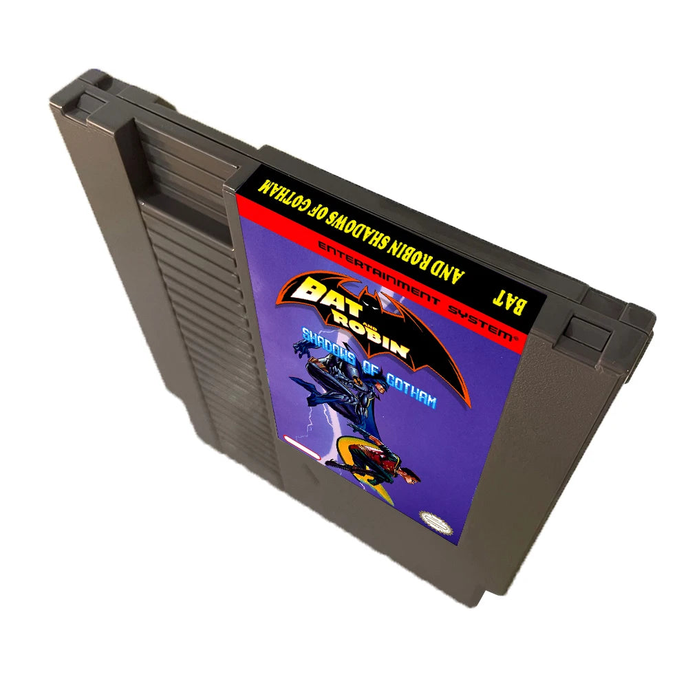 Bat and Robin Shadows of Gotham - 8 BIT NES Game Cartridge For NES Game Cosnole