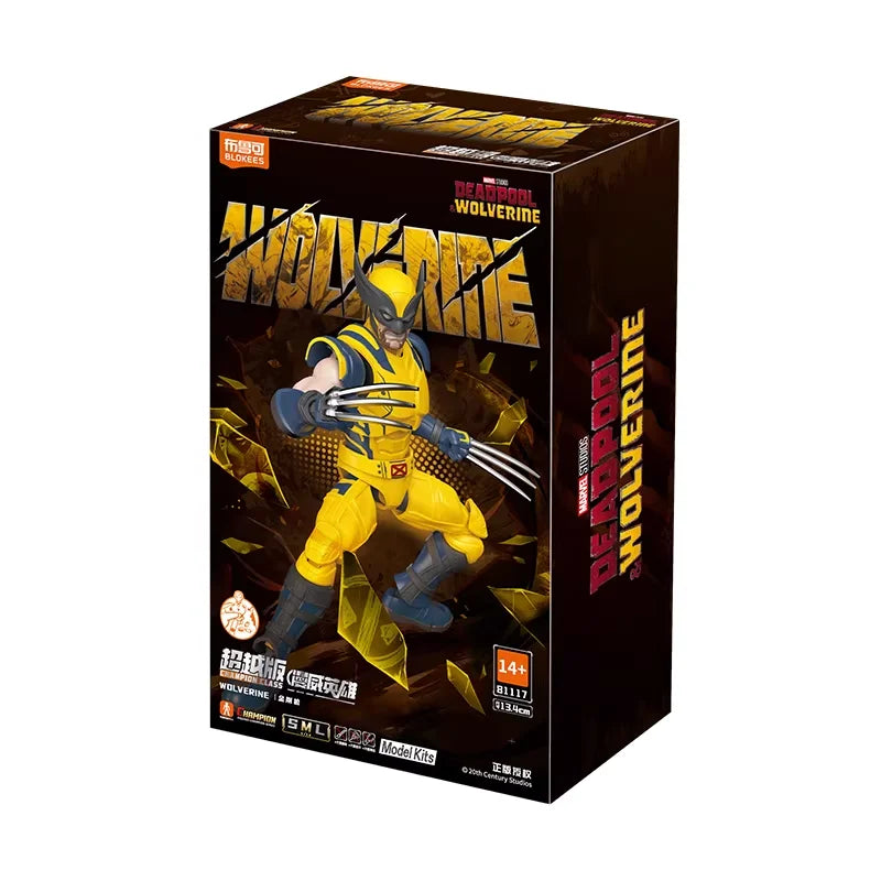 Original Blokees Marvel Champion Class Model Kits Spider-Man Iron Man Action Figures Peripheral Collection Toys Boy Gifts