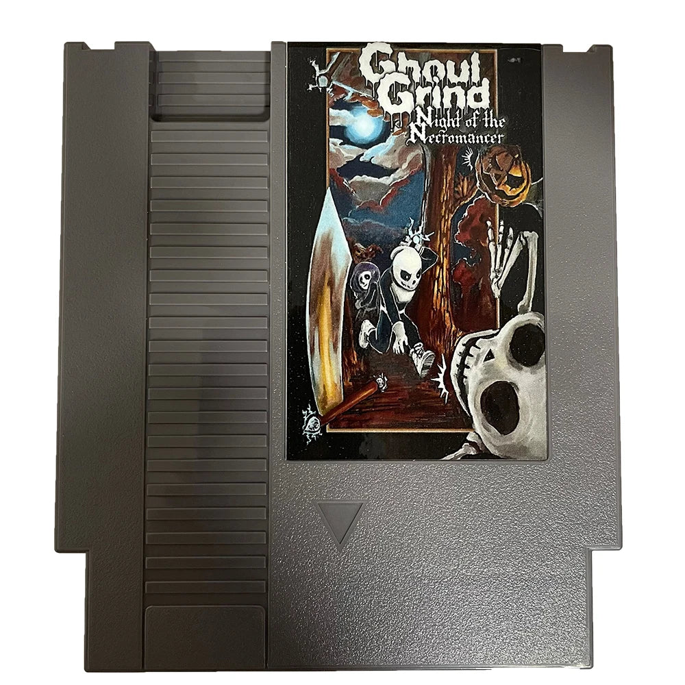 Ghoul Grind Night of the Necromancer - NESMaker Games - A Brand NEW NES Games Cartridge 8 Bit Video Game Cart For NES Console
