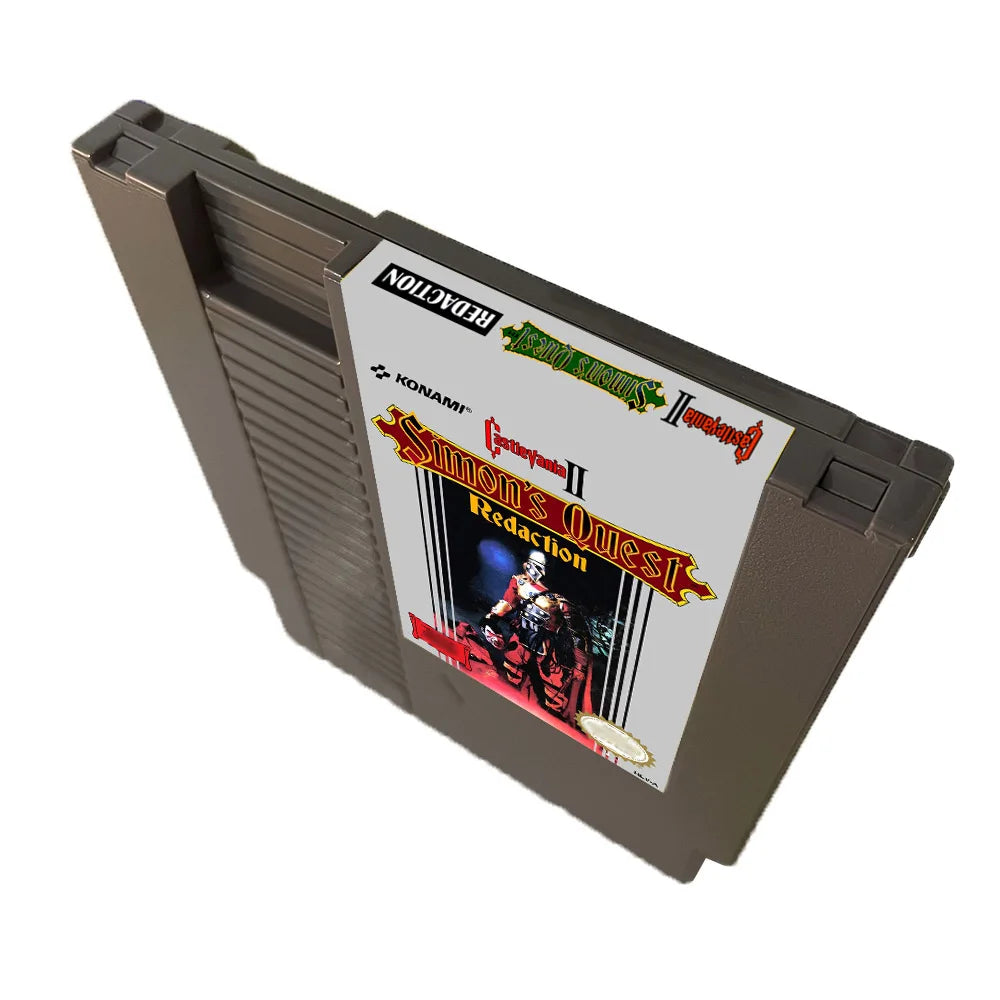 Castlevania II: Simon's Quest Redaction - 8 BIT NES Game Cartridge For NES Game Cosnole