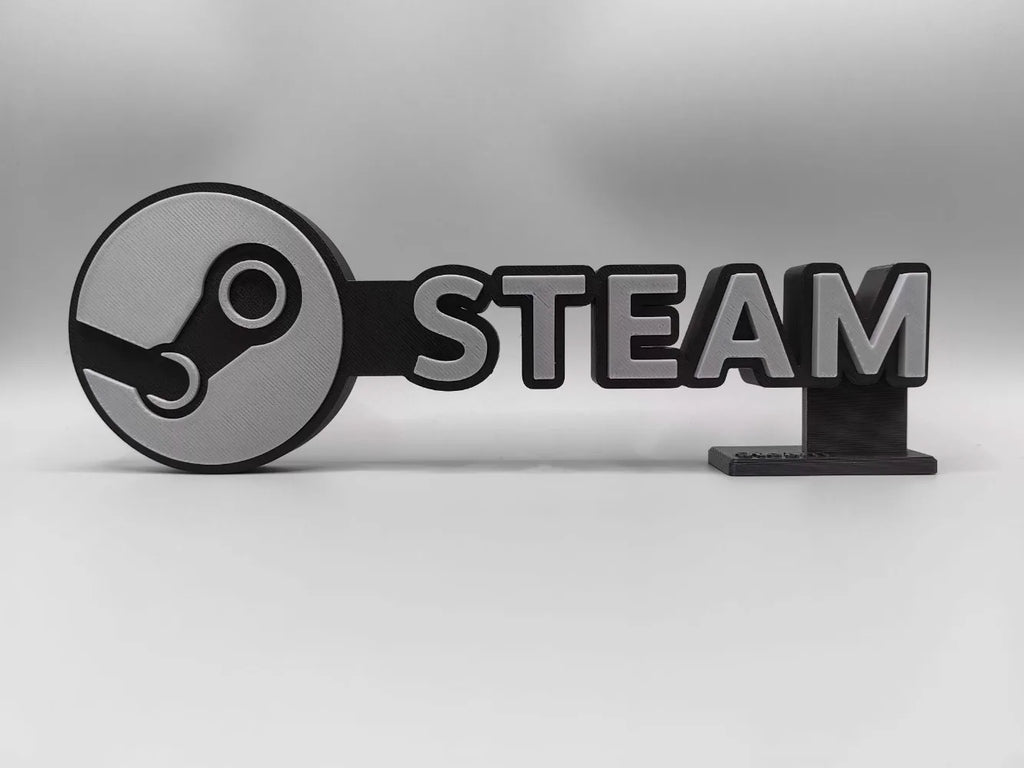 Video Game Company Title 3D Printing Logo Nameplate for Model Doll PVC Figure Collection Display Cosplay Exhibition Ornament Toy