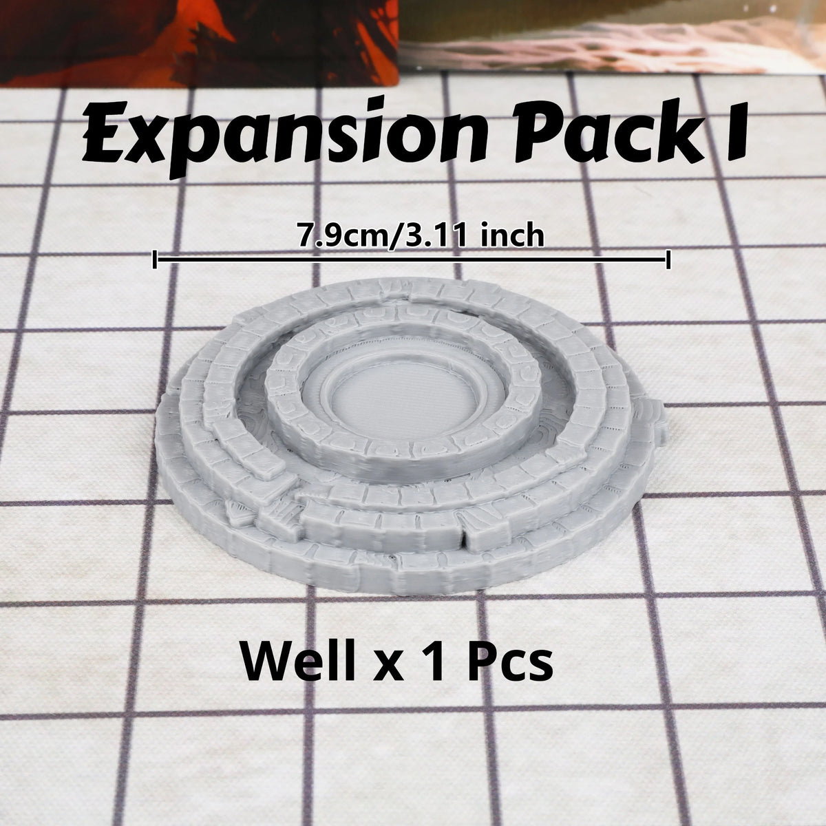 28mm Dungeon Walls Miniature Terrain Modular System, Terrain Building Accessories for Tabletop RPG Role Playing Game Scenes