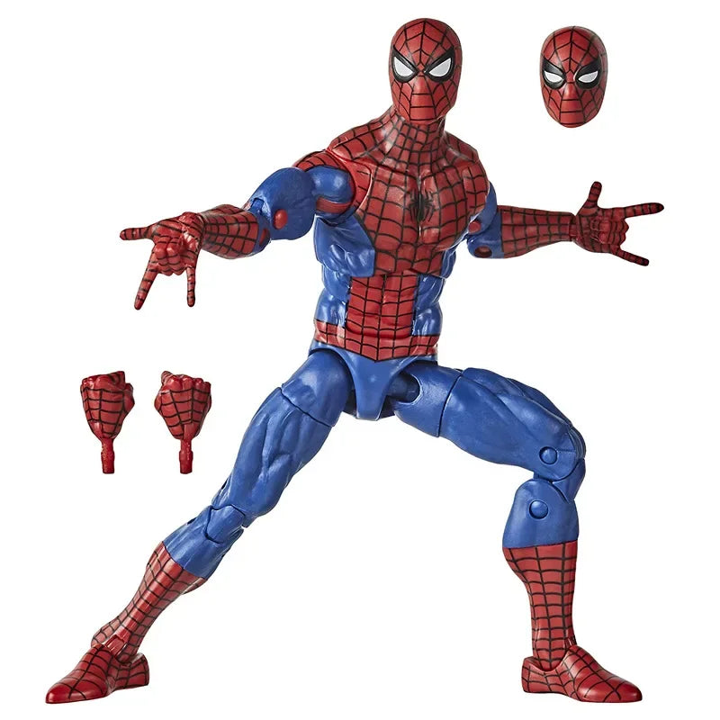 Spider Man Action figures, Retro Spiderman, Deadpool, etc.