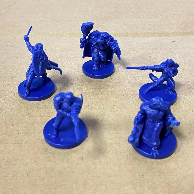 Lot Cave Bear Red Dragon Devil Rogue Cleric Elf Paladin  Monsters Character Board Game Minis