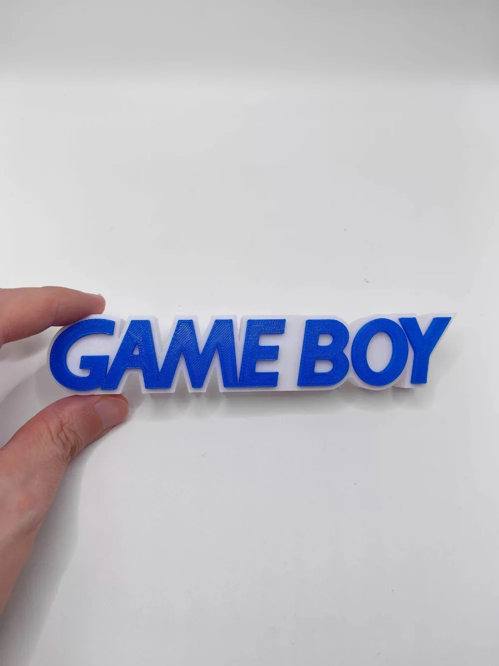 Video Game Company Title 3D Printing Logo Nameplate for Model Doll PVC Figure Collection Display Cosplay Exhibition Ornament Toy