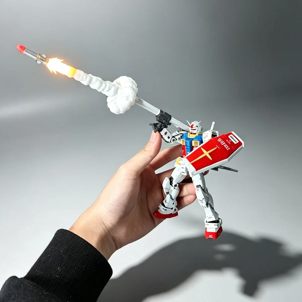 2.0 Model Figure Launch Effect Accessory Cool Effect Ornament Model Shooting Match Type C Charging Multi Caliber Compatible
