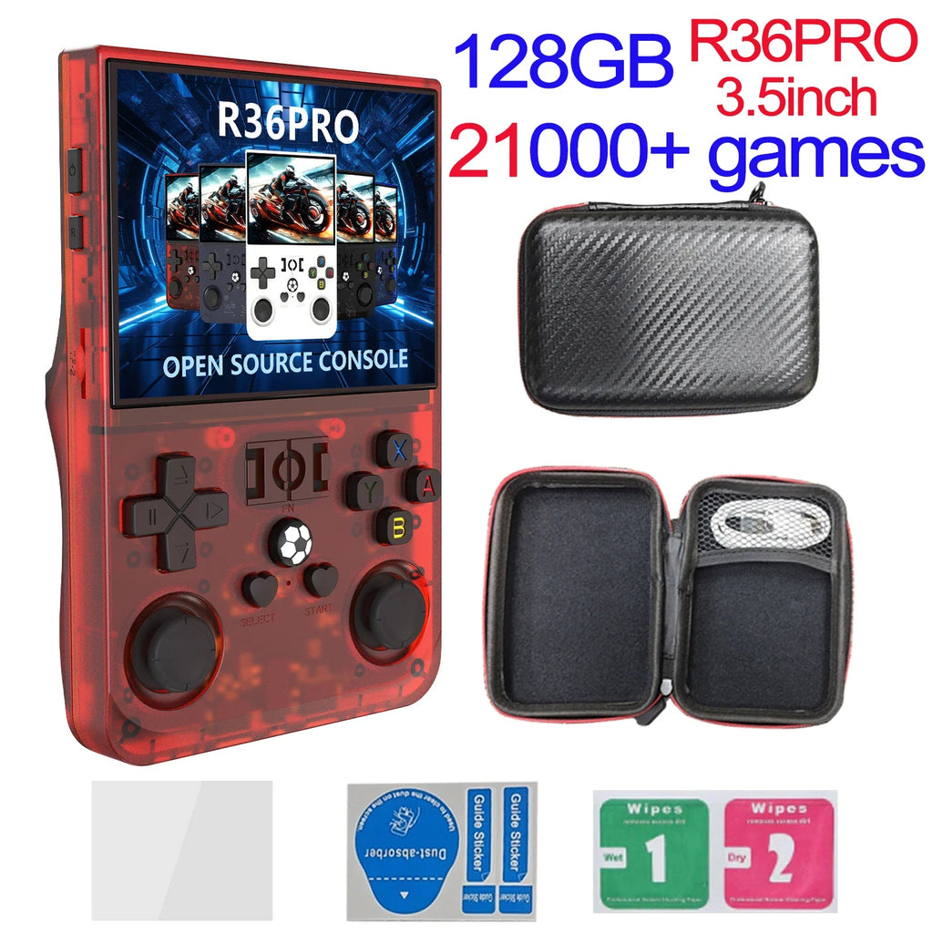 R36MAX Game Console 64GB 128GB 18000+GAMES Linux System 4.0 inch
