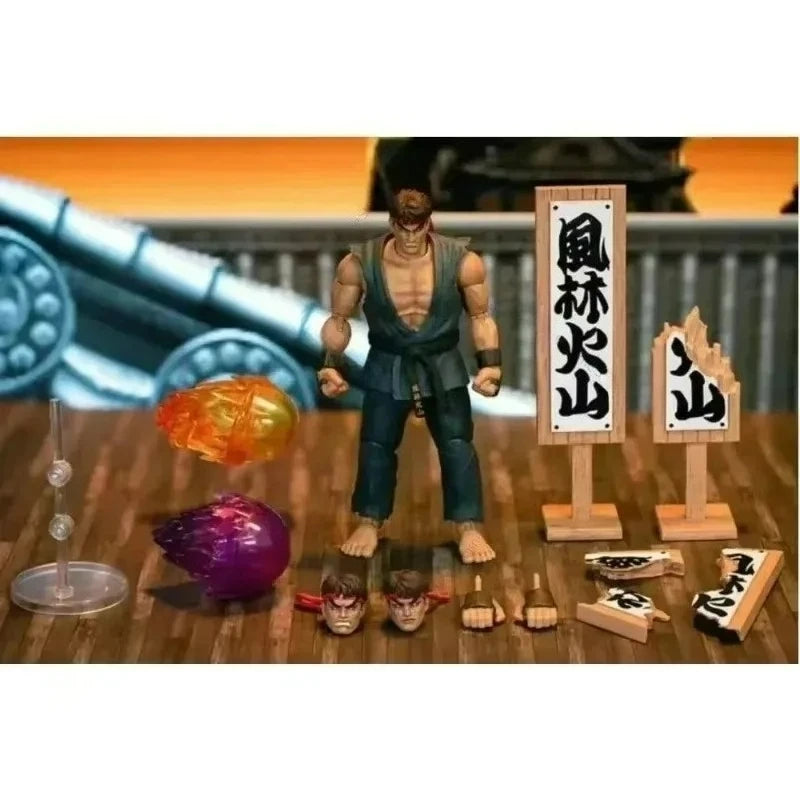Jada Toys Ultra Street Fighter II M.Bison Dhalsim Violent Ken RYU Guile 6" Inch