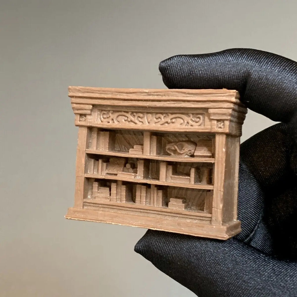 Set Door Bookshelf Fireplace Furniture Miniatures Board Game Minis  Table Top Replacement