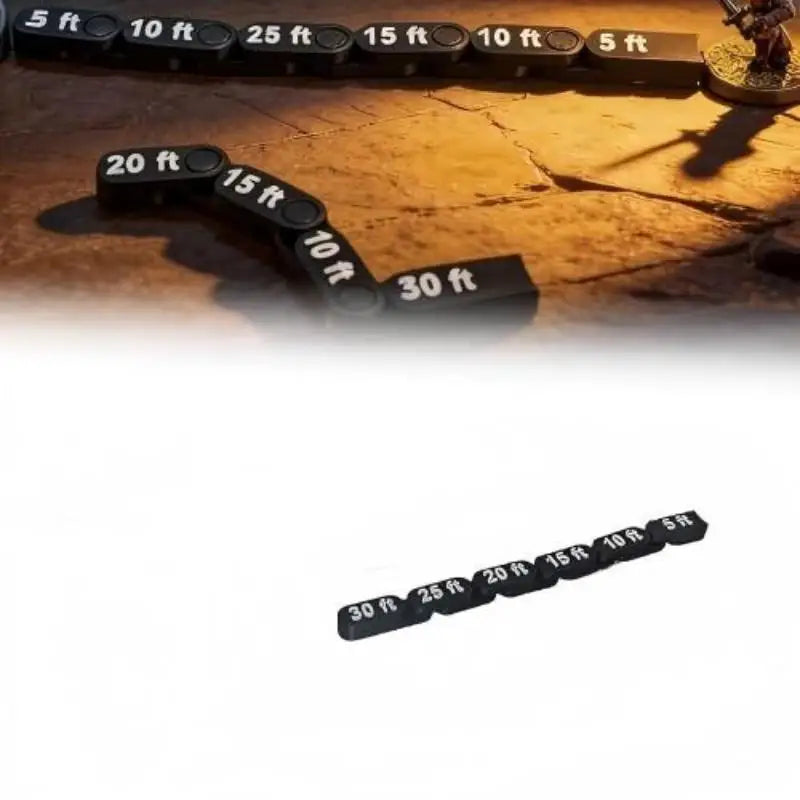 *Articulated  Movement Ruler – Flexible Chain Measuring Gauge For Wargaming Board Games