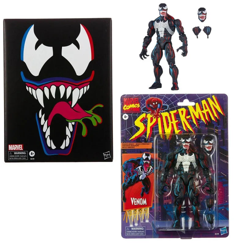 Hasbro Spider Man 2099 Miguel O Hara legends Venom Deadpool Action Figure Toys Change Face Statue Model Doll kids for Toy Gift