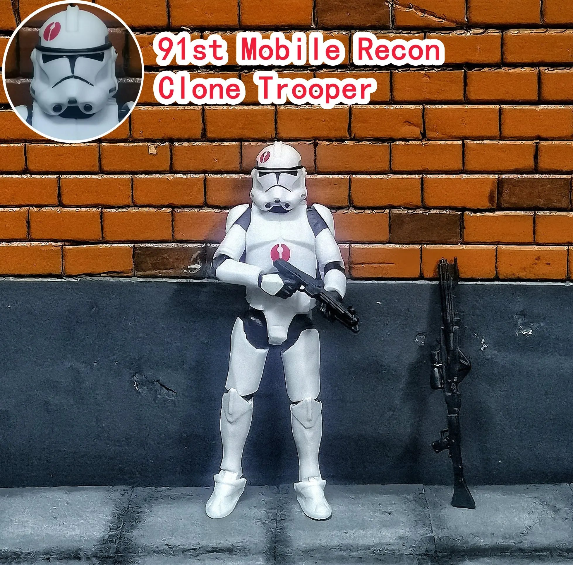 Star Wars 3.75 Inch Trooper 1/18 501st 187th Legion  Shock Action Figure REX ARF P1 P2 clone Toys Model Loose