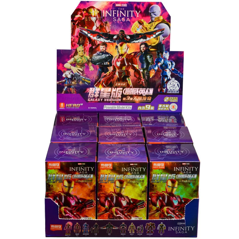 Original BLOKEES The Avengers Building Block Toys Action Figure Iron Man Captain America Thanos Assembly Model Toys Kids Gifts