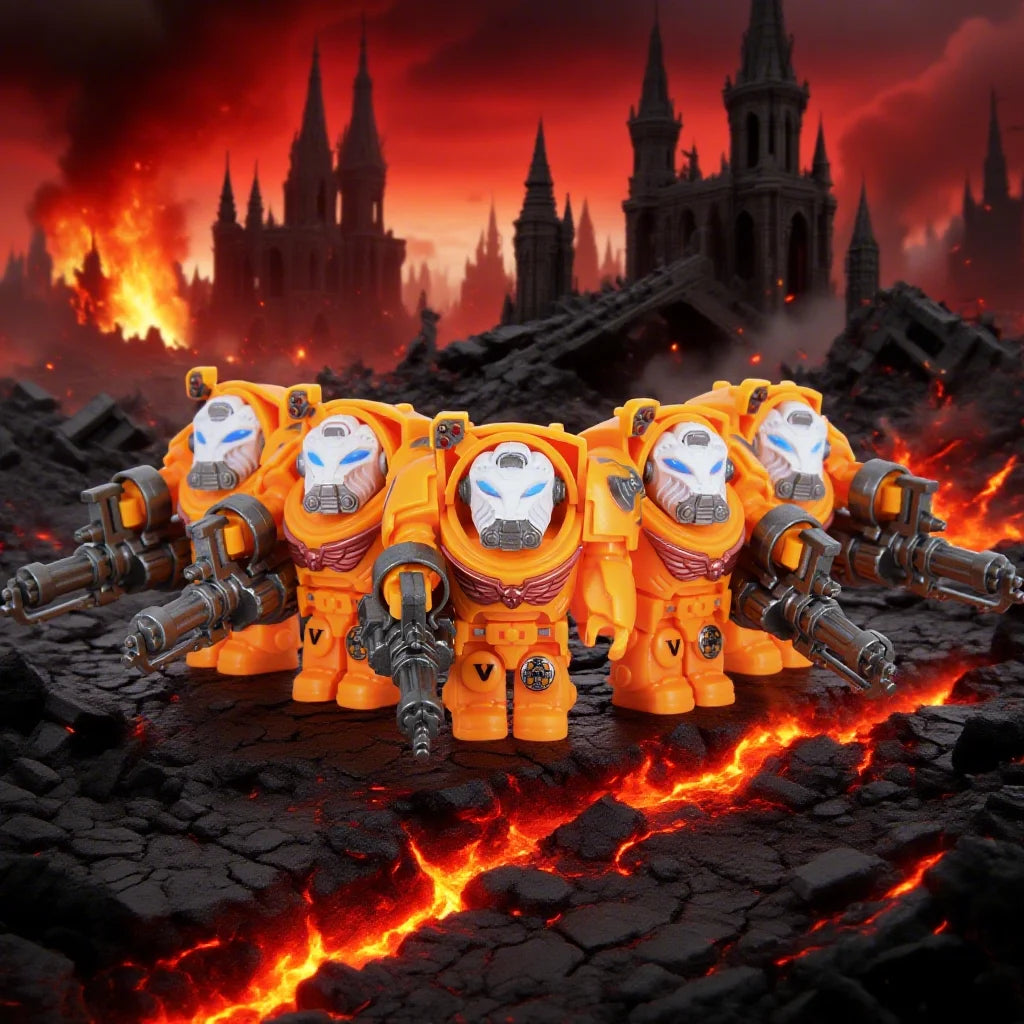 DY NEW 5pcs Knights War Angels Ultramarines Templars War Soldiers hammers Action Figures Building Blocks DIY Toys